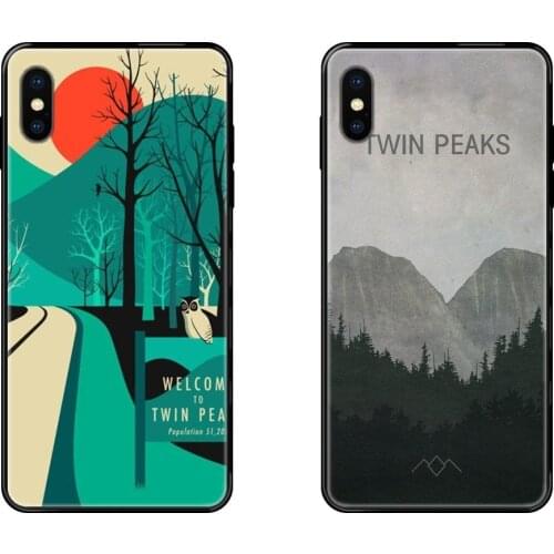 Come Low Twin Peaks Sheriff Department Printed Tpu Black Soft Black Phone Case For Samsung Galaxy A10S A20 A20S A20E A21S A30S