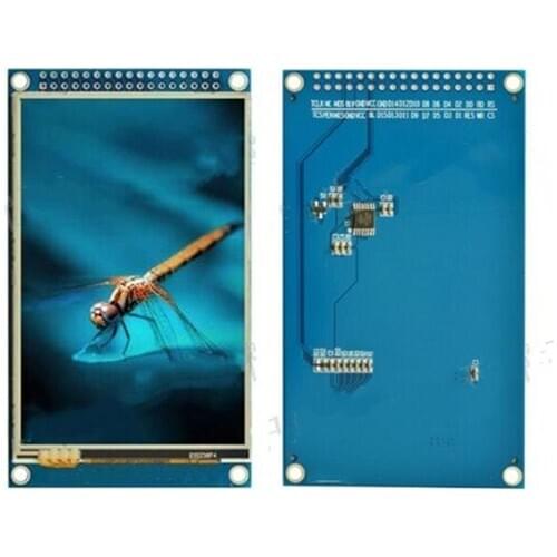 3.5 inch 34P/24P HD TFT LCD Screen with Adapter Board ILI9486 Drive IC XPT2046 IC 320*480 MCU 16Bit Interface (Touch/No Touch)