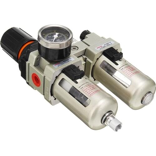 AC3010-03 3/8 Inch BSP Air Compressor Filter Water Separator With Alloy Mechanical Regulator Gauge Hardware Pneumatic Part