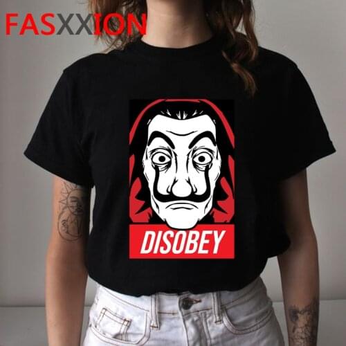 La Casa De Papel Money Heist the House of Paper Bella Ciao tshirt t-shirt female harajuku kawaii grunge ulzzang kawaii