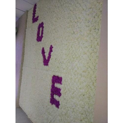 10pcs/lot Artificial silk rose flower wall wedding background lawn/pillar flower party flower decoration wedding flower wall