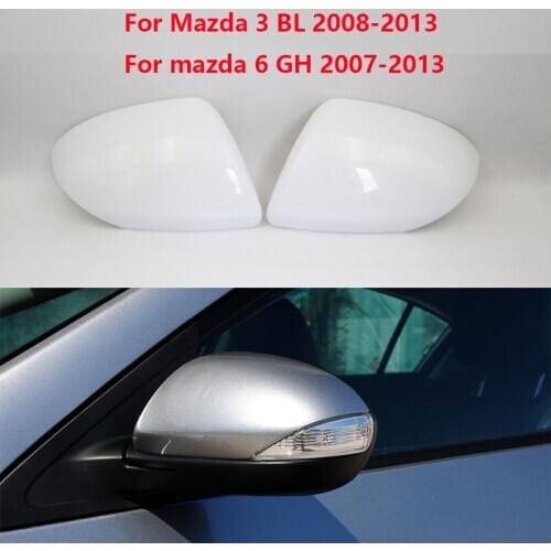 For Mazda 3 BL 2008 -2013 For Mazda 6 GH 2007 - 2013 Car Door Side Rear View Reverse Mirror Cover Cap with Mirror Light Version