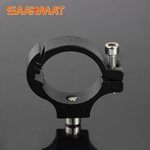 Motorcycle Spotlight Aluminum bicycle light holder electric motorcycle clamp flashlight clip led headlight rotary clamp