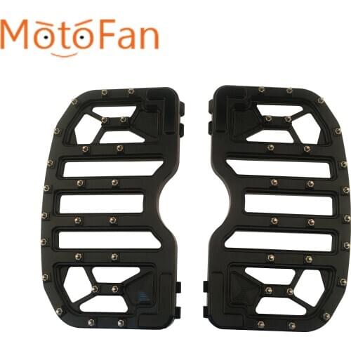 Floorboard Foot Peg Pedal Footrest Driver Front Footboard Bagger with Non-Slip Traction for 1983-2019 Harley Touring Chopper