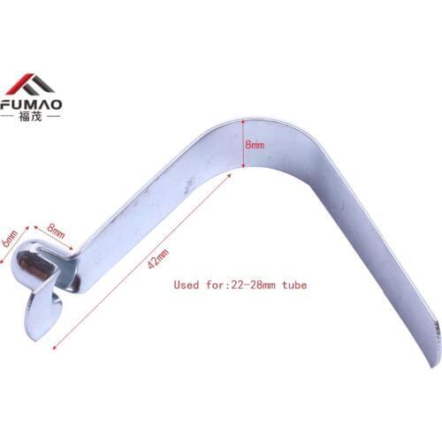 Manufacturer matal pole clamp for Round Tubes Pipes 22-28mm diameter