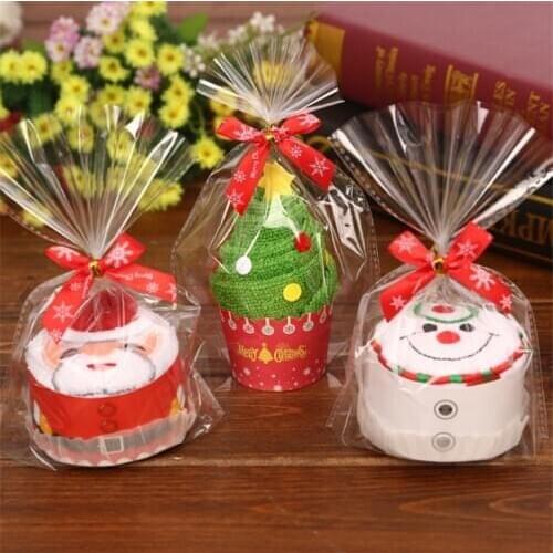 Christmas Decoration 1pcs Santa Cotton Towel for Home Christmas Decoration Xmas Gifts Natal Navidad 2020 Merry Christmas