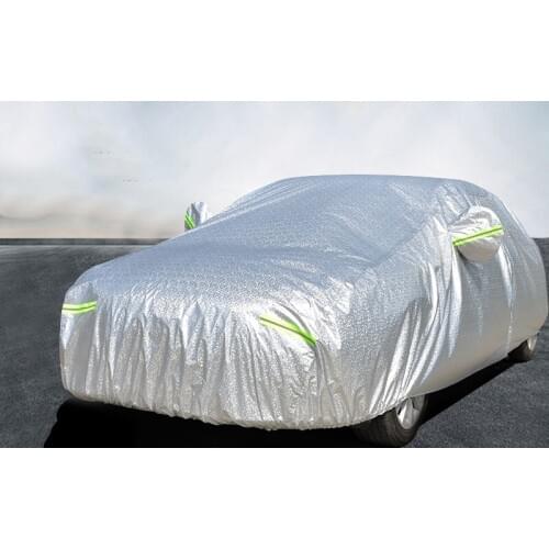 Thick Car Cover 3 Layer Aluminum Foil Waterproof Sun Rain Hail Resistant for renault megane citroen opel corsa styling car cover