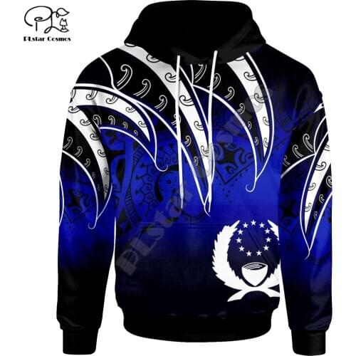 PLstar Cosmos 3DPrint Pohnpei Polynesian Culture Tribe Turtle Tattoo Unisex Men/Women Funny Harajuku Streetwear Zip Hoodies-d12