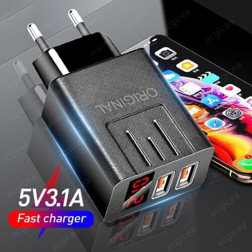 18W QC 3.04.0 USB Phone Charger Travel Quick Adapter Universal Charger For Xiaomi iPhone Samsung Huawei Tablet
