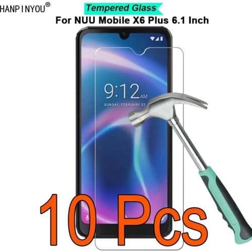 10 Pcs/Lot For NUU Mobile X6 Plus X6plus 9H Hardness 2.5D Ultra-thin Toughened Tempered Glass Film Screen Protector Guard