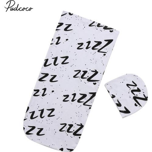 2020 Cute Newborn Baby Sleeping Bags Infant White Swaddle Wrap Swaddling Bedding Sleeping Bags Onesize