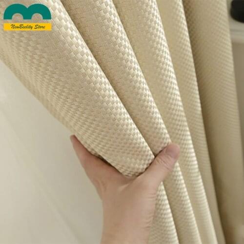 2021 Linen Solid Color Curtains Window Treatment Drapes Square Style Curtains Blinds for Bedroom Living Room Blackout
