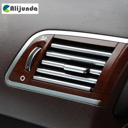 3M Car Styling Interior Air Conditioner Outlet Vent Grille Chrome Trim Strips Decoration for Kia Rio K2 K3 K5 K4 Cerato,Soul