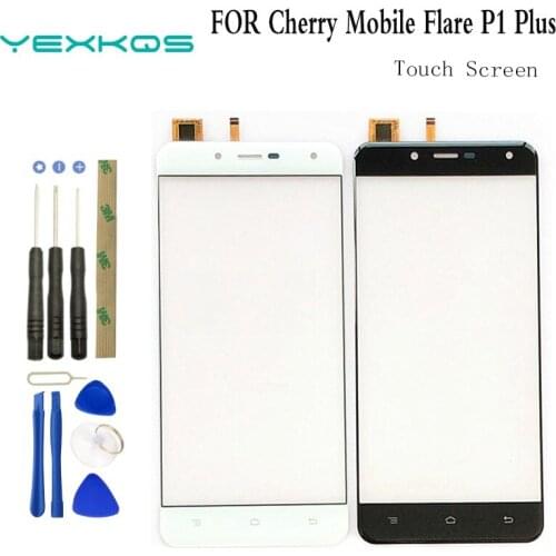 5.5'' Tested Well 100% Original For Cherry Mobile Flare P1 Plus Touch Screen Digitizer Glass Replacement Free Tools+3M