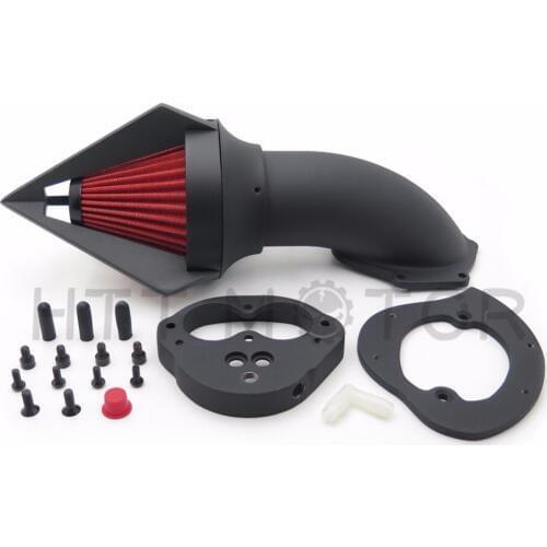 Aftermarket free shipping motorcycle parts Cone Spike Air Cleaner for Kawasaki Vulcan 1500 1600 Classic 2000-2012 BLACK
