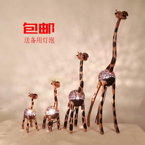 Decoration lamp coconut shell hollow out atmosphere lamp southeast Asia style desk lamp bedside lamp in the bedroom