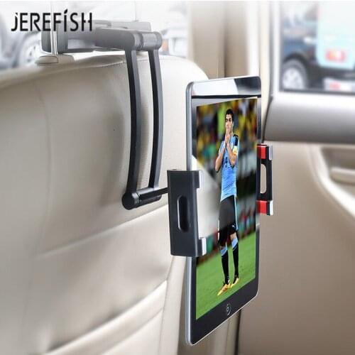 JEREFISH Car Holder Tablet PC Holding Rack For 4.7-11 inch Pad Phone Holder Universal Car Back Seat Headrest Mount Stand Bracket