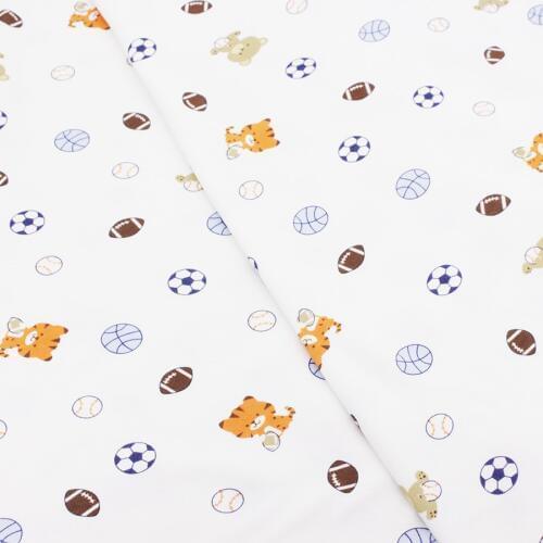 Printed Cotton Baby Fabric Elastic Knitted Fabric For Sewing Infantiles Supplies Children Clothes Baby Bed Sheets Sleepwear