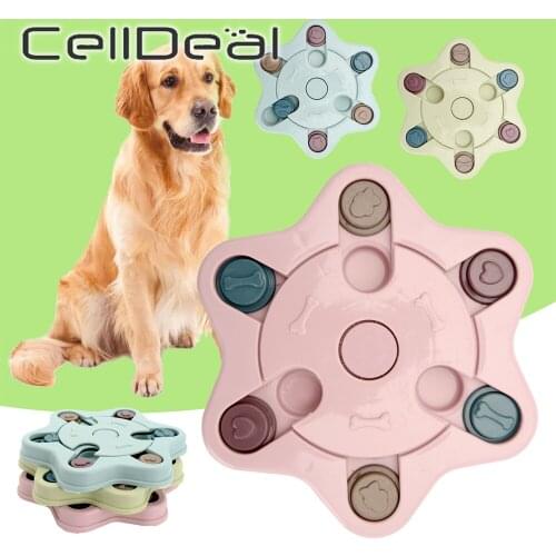 Creative Pet Food Dispenser Puzzle Dog Bowl Puppy Anti Choke Slow Down Eating Prevent Obesity Feeder Toys Dog Food Bowl