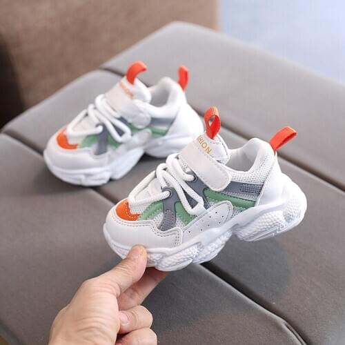 2021 Spring Autumn Kids Fashion Sneakers Brand Boys Girls Shell Head Sneakers Children Casual Canvas Shoes Non Slip Sport Shoes