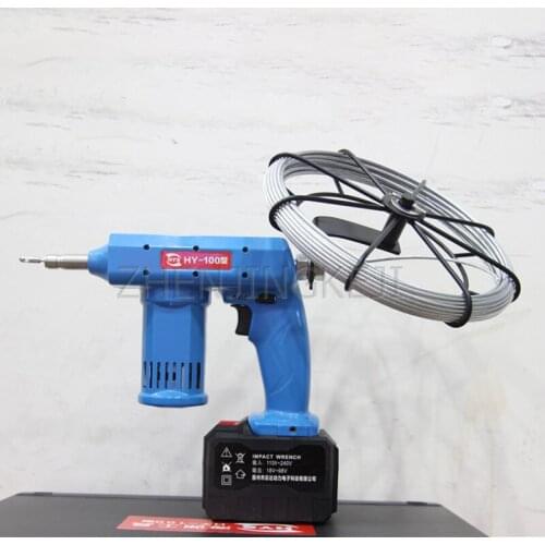 Lithium Battery Stringing Machine Electrician Construction Wire Rope Pull Line Cross Line Fully Automatic Leading Machine Tools