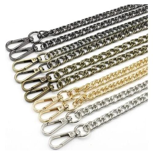 120cm Metal Chain Bag Straps Luxury Fashion Chain for Correa Bolso Shoulder Cross Body Bag Handbag Purse Obag Strap Accessories