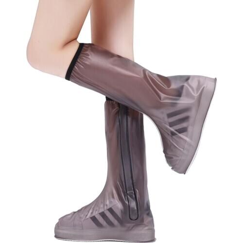 Unisex Reusable Shoe Cover Mens Shoes Protection Women Mid-calf Waterproof Boots Paired Covers Anti-slip Covers For Shoes
