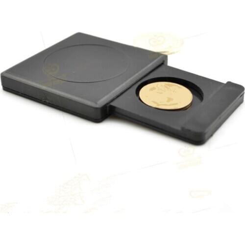 New Black Induction Money Box Magic Magic Toy Money Box Coin Disappear Desk Game Party Funny Gift Fancy Toy