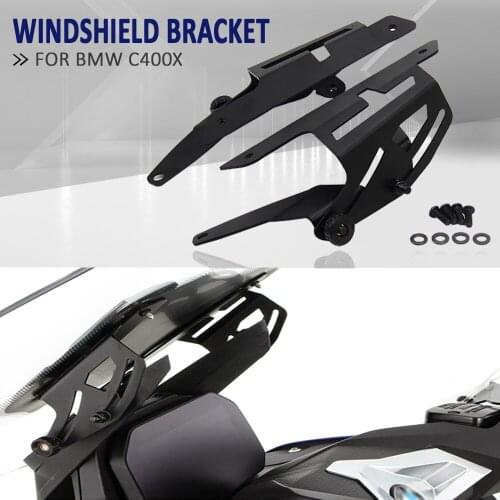 NEW Motorcycle Windscreen Bracket For BMW C400X C 400 X C400 X Adjustable Windshield Stand
