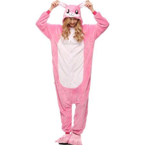 Kigurumi Rabbit onesies Pajamas Sets animal costume Pyjamas Unisex Cartoon Cosplay character pijamas sleepwear