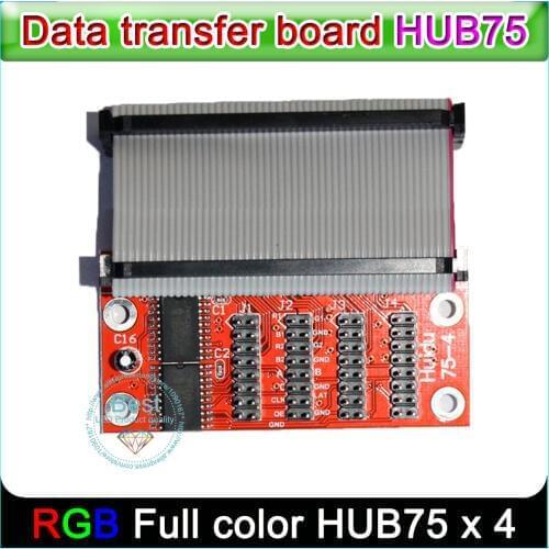 HUB75 board , Outdoor/indoor full-color LED display control card data transfer board, P3 P4 P5 P6 P8 P10 led Module hub75 Port