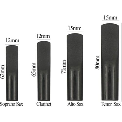 Resin Reed ABS Mouthpiece Reed Hardness 2.5 Alto Treble Tenor Saxophone Clarinet