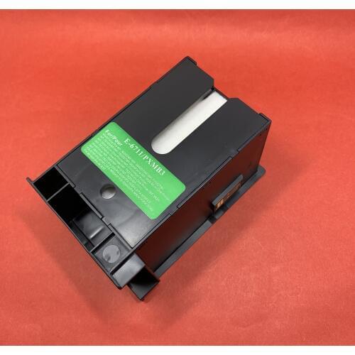 YOTAT Waste Ink Tank T6711 Ink Maintenance Box with Chip for EPSON WF3620 WF3640 WF7110 printers for T6711 T6711XL