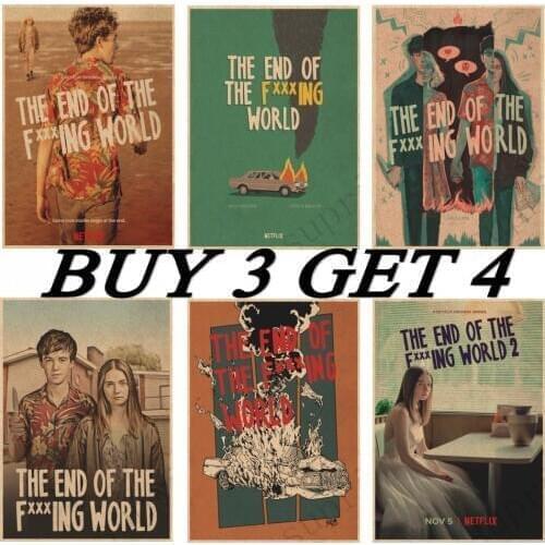 Vintage poster The End of the F***ing World TV Series Wall Art Painting Print On Poster Home Decoration