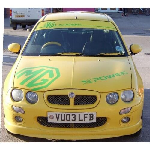 For 1Set/3pcs MG ZR ZS ZT Bonnet and Sunstrip Sun Screen Decals Stickers Graphics Xpower