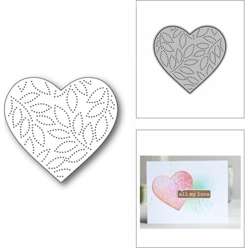 2020 Thanksgiving Pinpoint Leaf Heart New Metal Cutting Dies for DIY Scrapbooking and Card Making Decor Embossing Craft No Stamp