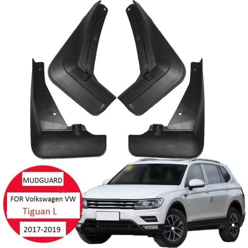 FOR Volkswagen VW Tiguan L 2017 2018 2019 Car Fender Mud Flaps Guard Splash Flap Mudguards Accessories 4PCS