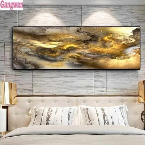 Large Size Diamond Painting Full Square/Round Diamond Embroidery Cross Stitch Cloud Abstract Colorful 5D Rhinestone Painting
