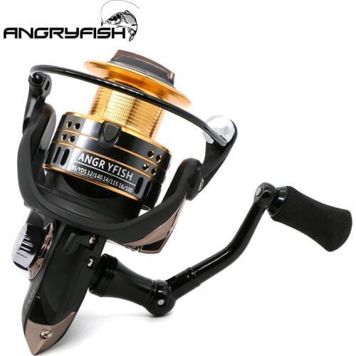ANGRYFISH NOWER 5.2:1 High Speed Fishing Reel Series 8+1BBs 2000 Spinning Fishing Reel Max Drag 8KG Carp Fishing Spinning Reel