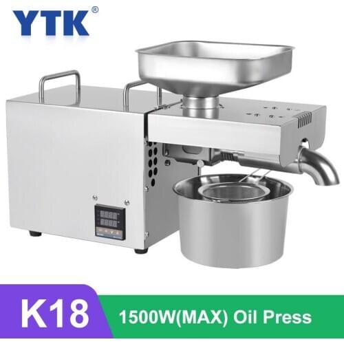 Commercial Automatic Oil Pressing Machine Presser Hot Cold Oil Extractor Expeller Intelligent Control Panel Food Grade