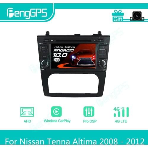 For Nissan Tenna Altima 2008 - 2012 Android Car Radio Stereo Multimedia DVD Player 2 Din Autoradio GPS Navigation PX6 Unit Scree