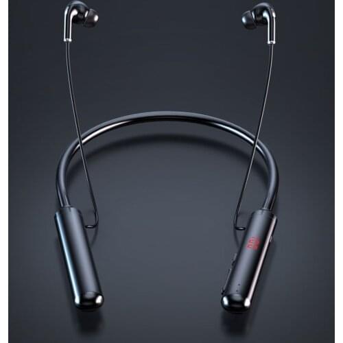 LED Bluetooth Wireless Headphones 5.0 Sports Magnetic Earbuds Waterproof Sports Headset For Iphone 11 Xiaomi Redmi 10 Samsung S9