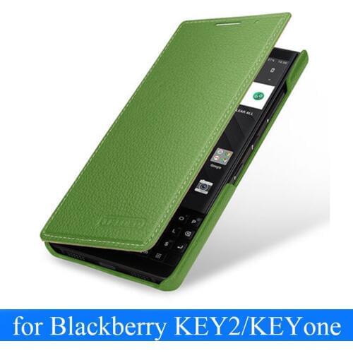 Genuine Leather Case For Blackberry KEY2 Book Flip Business Phone Case For Blackberry KEY 2 Shell Cover for Blackberry KEYone