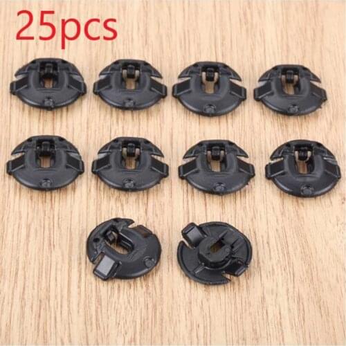 25pcs Black Plastic Auto Rivets Clips Wheel Retainer Washer 4F0825429A Car Interior Decoration Car Clips