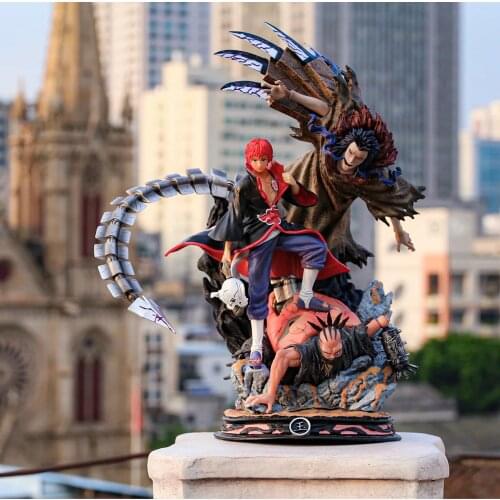 42CM Anime Figure Akatsuki Sasori Gk Statue Sasori Jade Pvc Action Figure Collection Model Toys For Children Gift