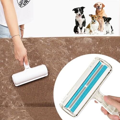 Pets Hair Removing Tool Double-Sided Brush Hair Stick Roller Sticking For Clear Dog Cat Accessories Grooming Brush From Carpets