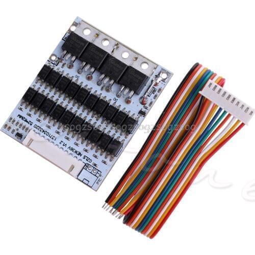 10S 36V Li-ion Lithium Cell 40A 18650 Battery Protection BMS PCB Board Balance Au13 19 Droship