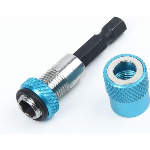 Magnetic Drywall Hex Bit Holder 1/4 Inch Hex Shank Drill Screw Plasterboard Adjusted Screws Depth Bit Holder For Screwdrivers