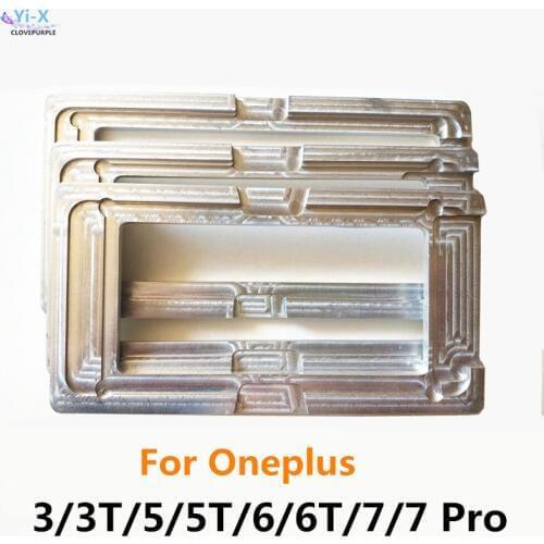 Metal Glue Mould LCD Screen Glass position Alignment Mold Holder For Oneplus 3 3T X 5 5T 6 6T 7 Pro