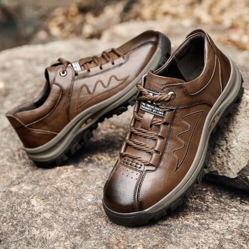 Size 48 Mens Genuine Leather Casual Shoes High Quality Natural Skin Mens Shoes Outdoor Shoes Rubber Sole Durable Male Sneakers
